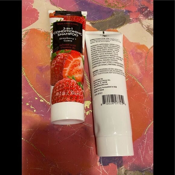 💥2 Bolero 2-in -1 Conditioning Shampoo Strawberry + Guava & Vitamin B5 10.2oz - Picture 4 of 8